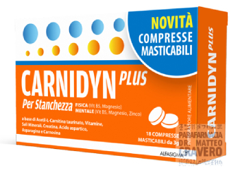 CARNIDYN PLUS 18 Compresse Masticabili