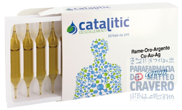 Catalitic Rame-Oro-Argento 20 fiale da 2mL