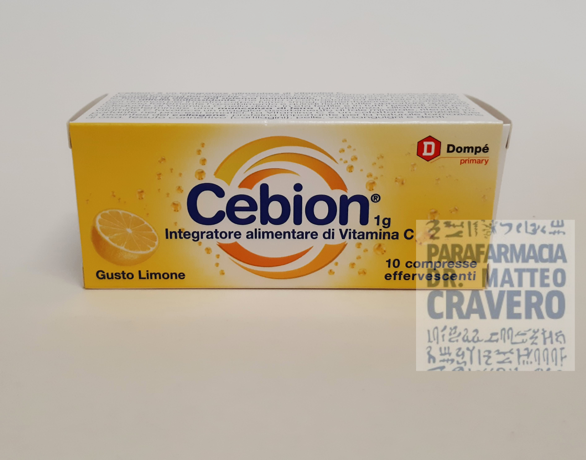 Cebion effervescente vitamina C limone 10 compresse