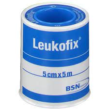 CERROTTO SU ROCCHETTO LEUKOFIX 5X500CM