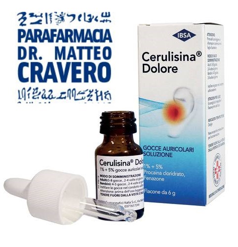 CERULISINA DOLORE GOCCE OTO 