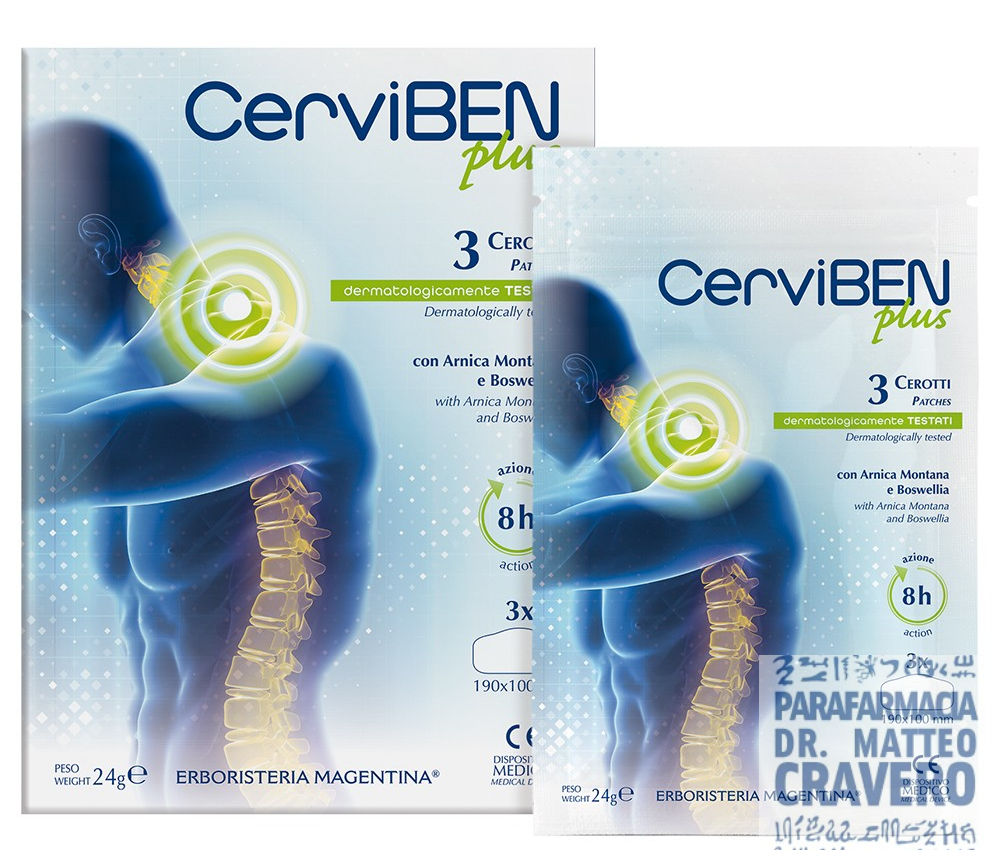 CERVIBEN CEROTTO 3 pezzi