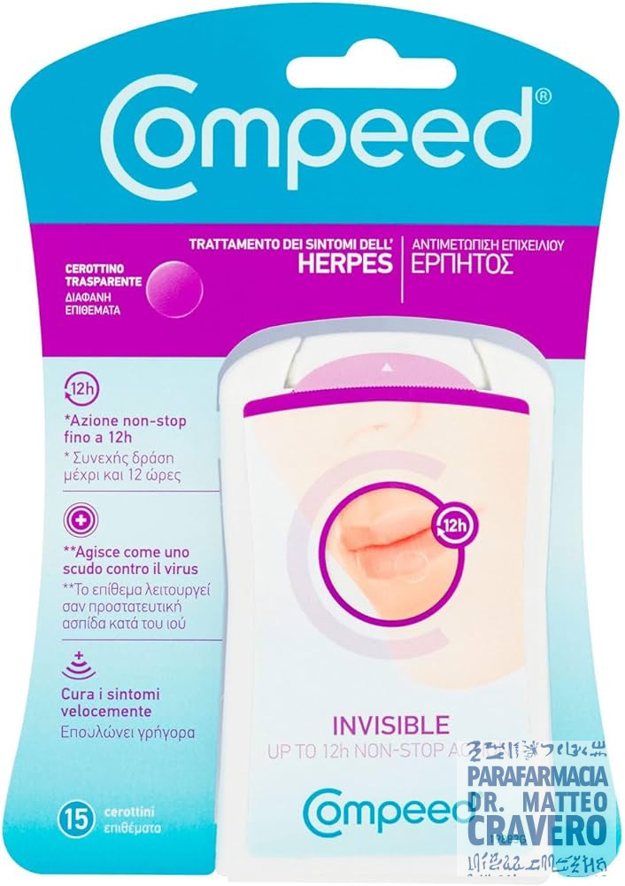 COMPEED HERPES LABIALE 15 PEZZI