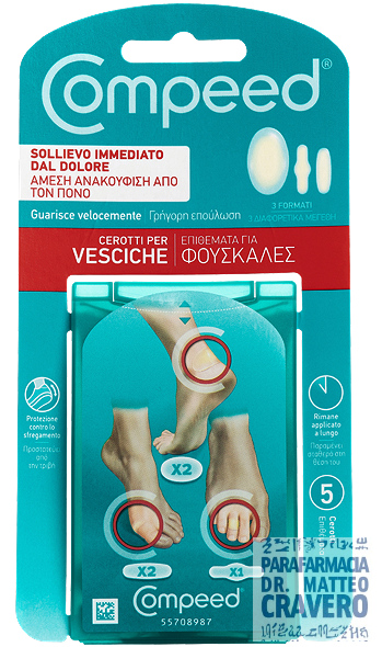 COMPEED VESCICHE MISTO 5 PEZZI
