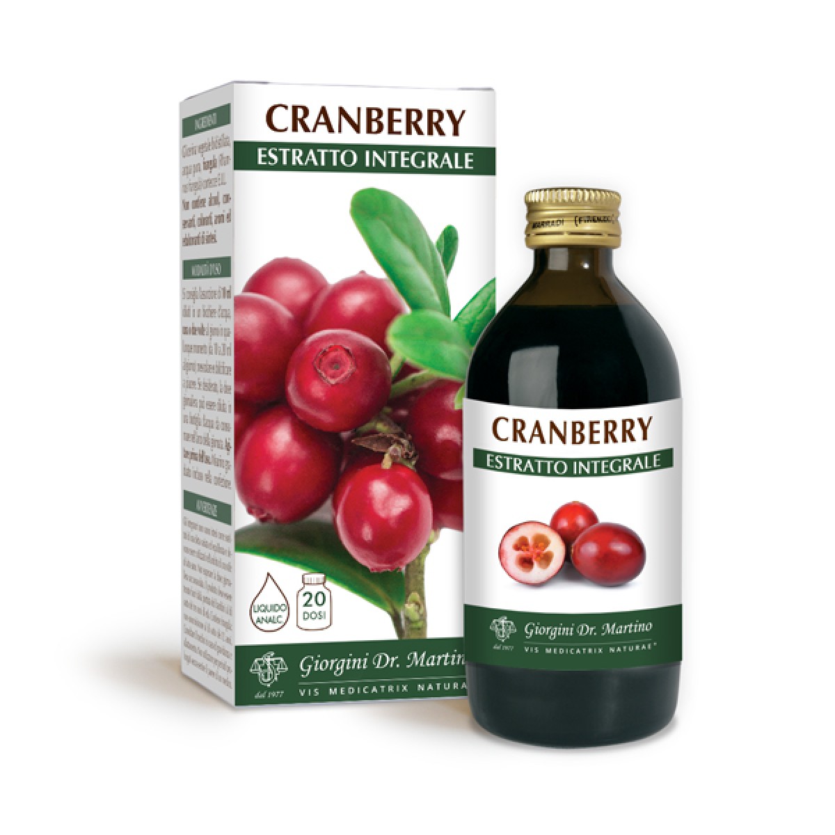 CRANBERRY ESTRATTO INTEGRALE 200ML
