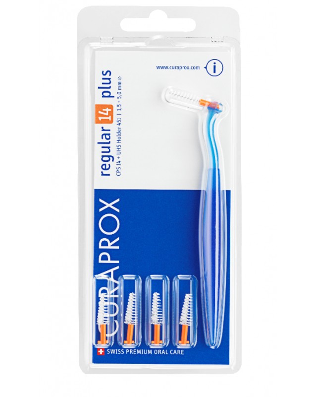 Curaprox plus regular arancione 5 pezzi CPS 14