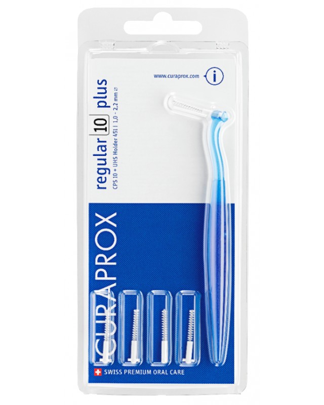 Curaprox plus regular bianco 5 pezzi CPS 10