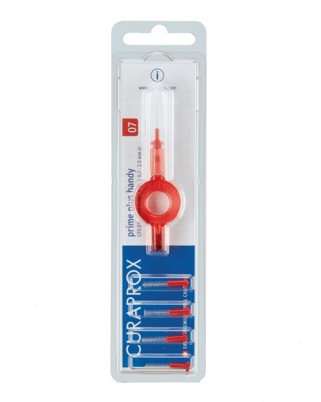 Curaprox Prime plus Handy rosso 5 pezzi CPS 07