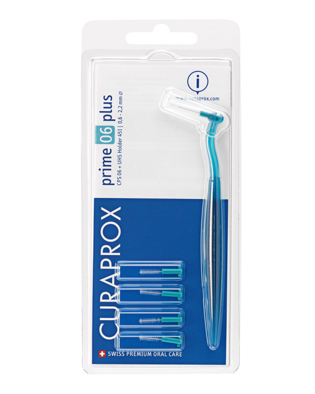 Curaprox prime plus turchese 5 pezzi CPS 06
