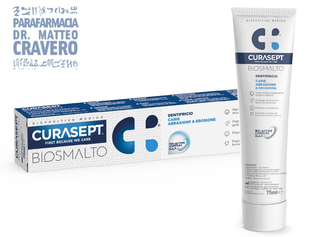 Curasept Biosmalto Dentifricio Protezione Carie 75ml