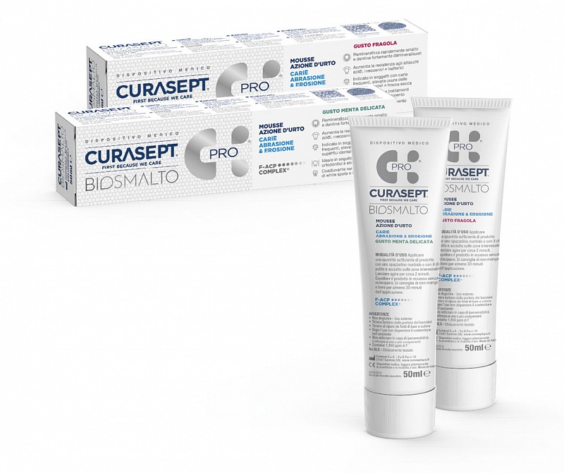 Curasept Biosmalto Mousse Menta 50ml
