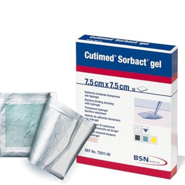 CUTIMED SORBACT IGEL 7,5 X 7,5 CM