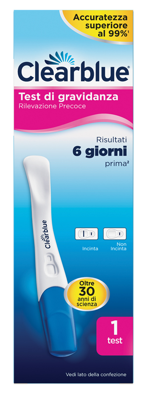 CLEARBLUE TEST DI GRAVIDANZA RILEVAZIONE PRECOCE