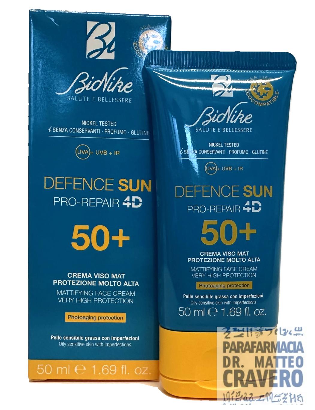 DEFENCE SUN 50+ CREMA VISO MAT 50ml