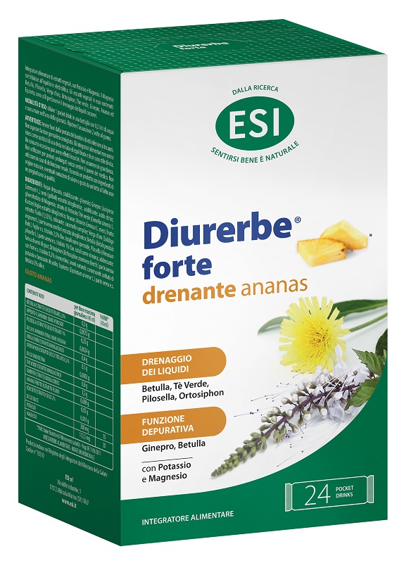 Diurerbe Forte 24 Pocket Drink Ananas