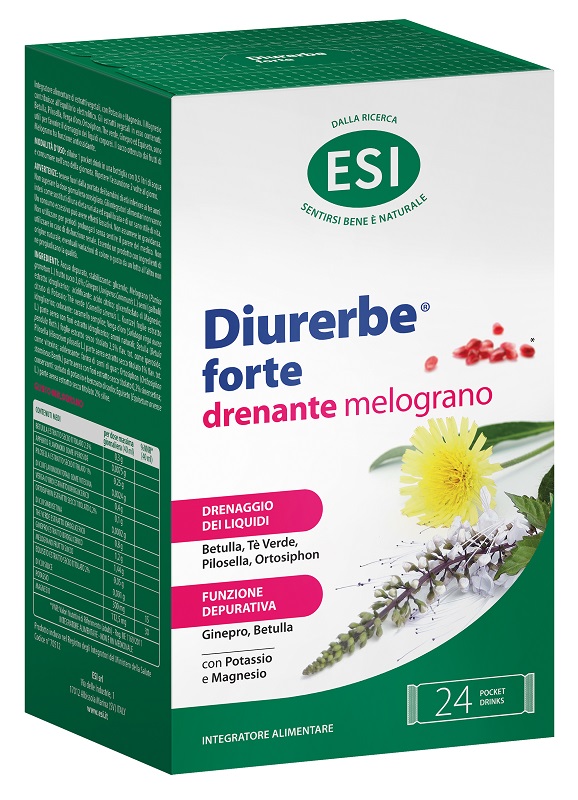 Diurerbe Forte 24 Pocket Drink Melograno