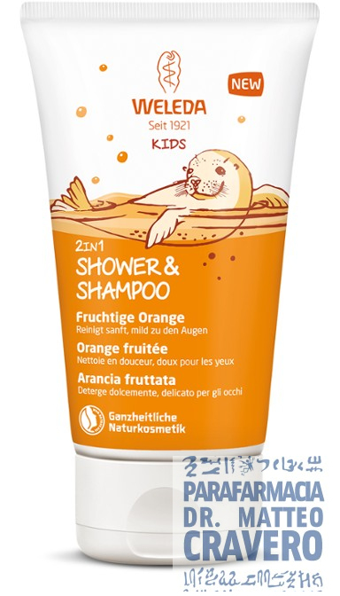DOCCIA & SHAMPOO BAMBINI ARANCIA 150ML