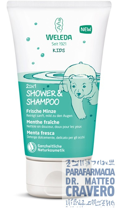 DOCCIA & SHAMPOO BAMBINI MENTA 150ML