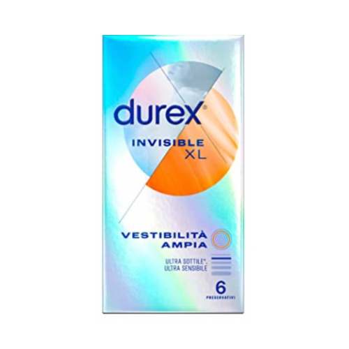 Durex Invisible XL 6 Pezzi