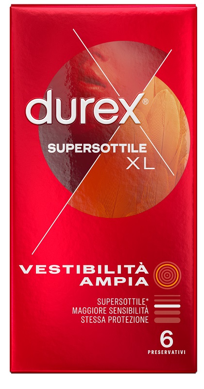 DUREX SUPERSOTTILE XL SUPER SOTTILI 6PZ