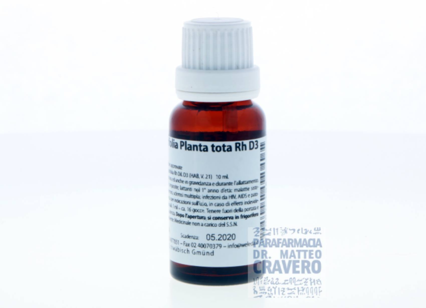 Echinacea Angustifolia Planta tota Rh D3 20ml Gocce