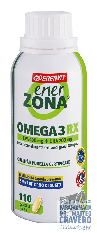 ENERZONA OMEGA 3 RX - 110 CAPSULE DA 1 GRAMMO