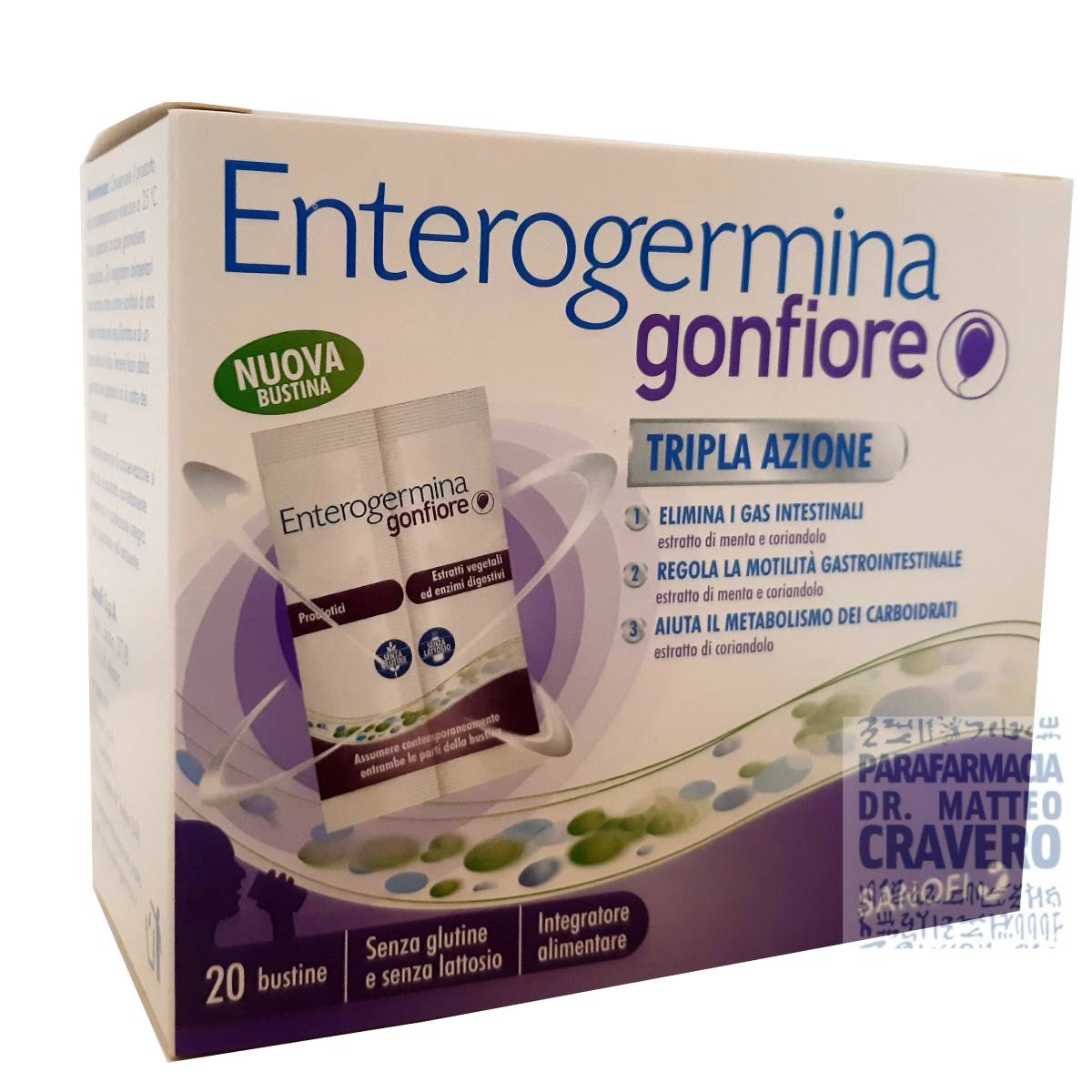 Enterogermina gonfiore 20 bustine