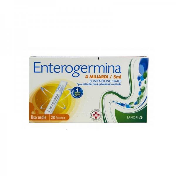 ENTEROGERMINA OS 20 FLACONI 4 MILIARDI 5ML