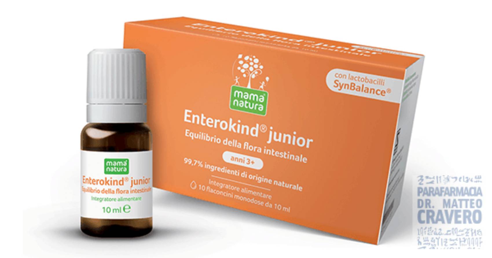Enterokind Junior 10 flaconcini 10ML