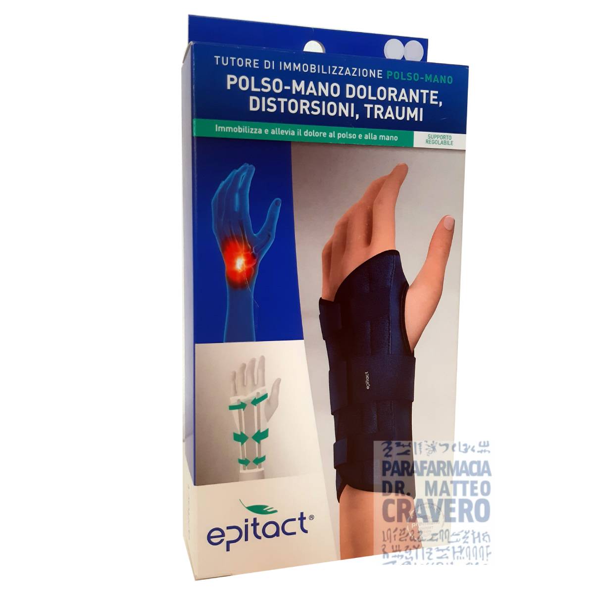 Epitact tutore immobilizzazione polso mano destra M