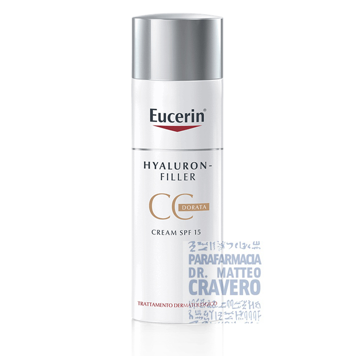Eucerin Hyaluron crema CC dorata