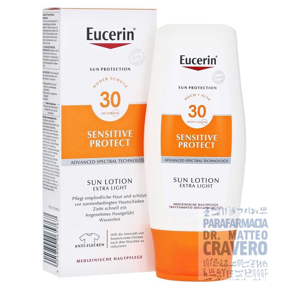 Eucerin Sun Lozione Extra Leggera FP30