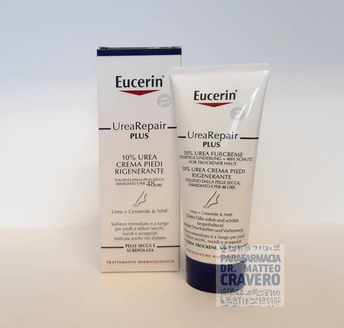 Eucerin Urea Repair 10% Crema piedi rigenerante