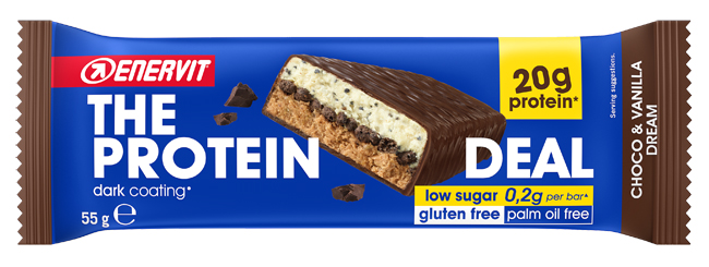 ENERVIT PROTEIN DEAL CHOCO E VANIGLIA 55G