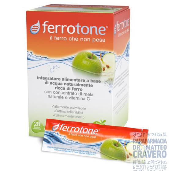 Ferrotone Apple 28 bustine 25ml
