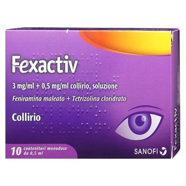 FEXACTIV COLLIRIO 10 FLACONCINI 0,5ML