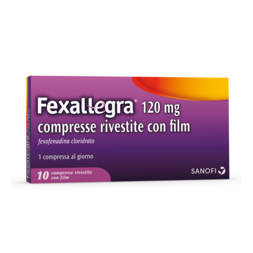 FEXALLEGRA 10 COMPRESSE RIVESTITE 120MG