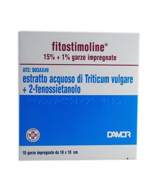 Fitostimoline 15% Garze Impregnate Estratto di Triticum 