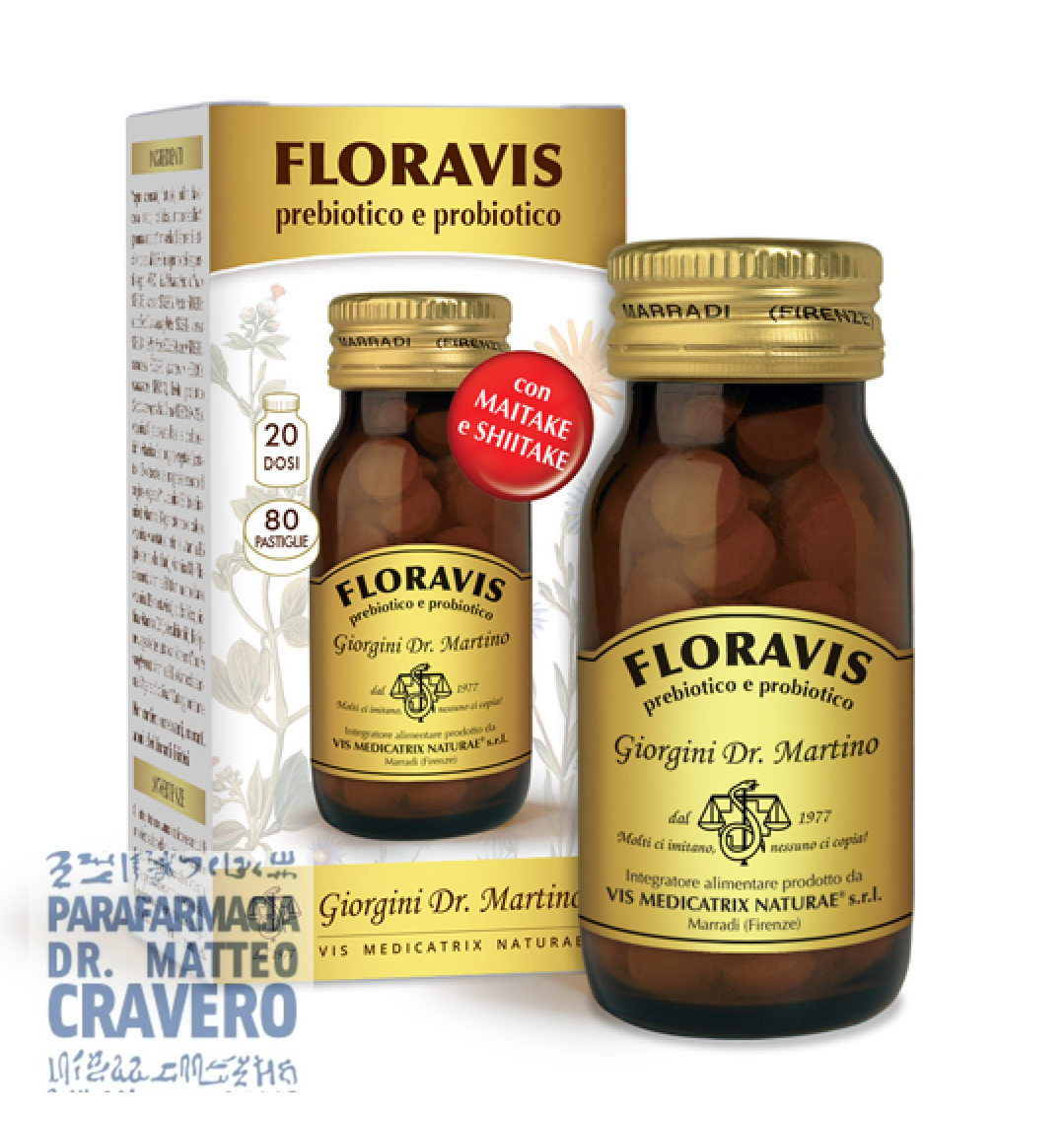 FLORAVIS 80 PASTIGLIE