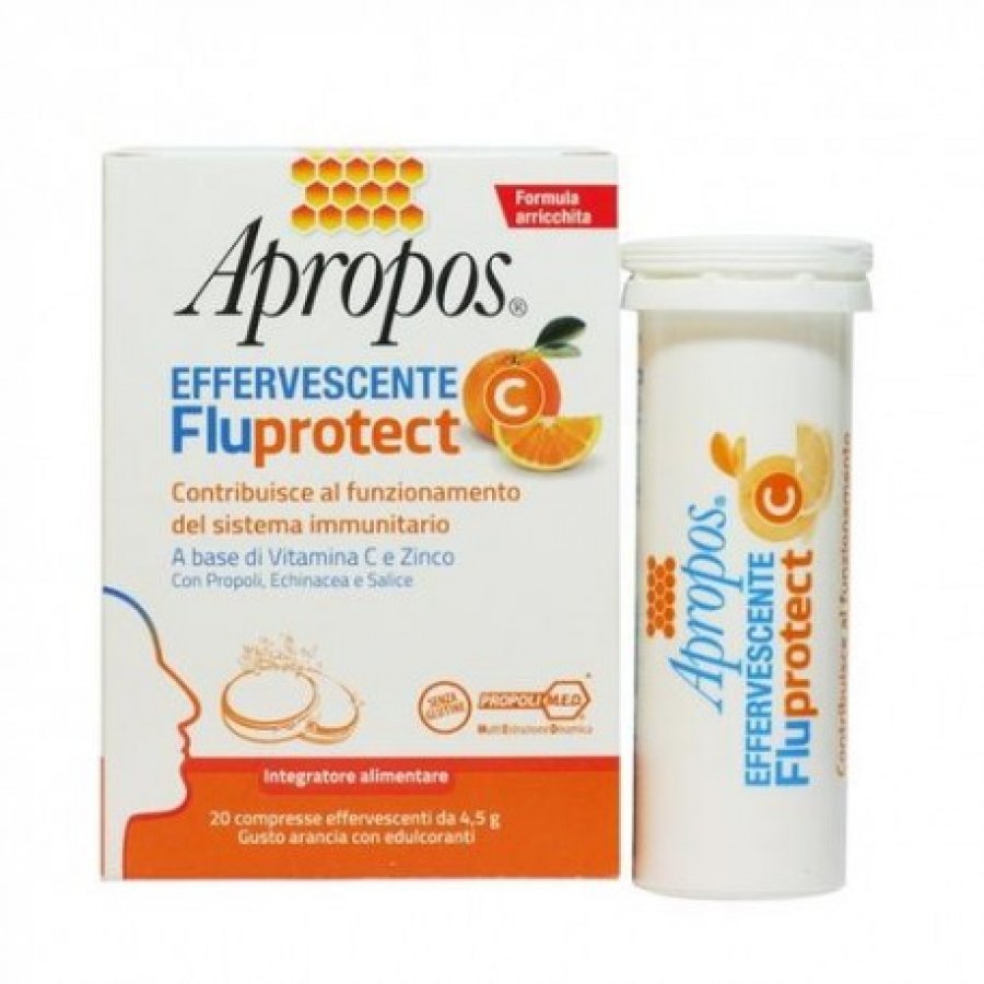 APROPOS FLUPROTECT C 20 COMPRESSE EFFERVESCENTI