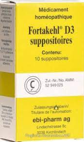 Fortakehal D3 10 supposte 