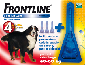 FRONTLINE SPOTON 4 PIPETTE 4,02ML