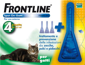 FRONTLINE SPOT ON 4 PIPETTE 0,5ML
