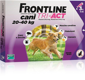 FRONTLINE TRI-ACT  3 PIPETTE 4ML