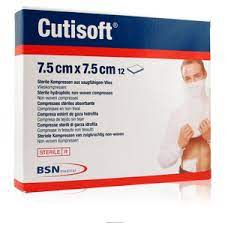GARZA CUTISOFT 7,5 X 7,5 CM 12PZ