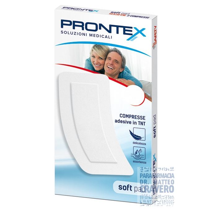 Garza prontex soft pad 5 x 7 cm 5 pezzi