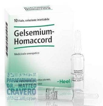 GELSEMIUM Homaccord 10 fiale 1,1ml HEEL