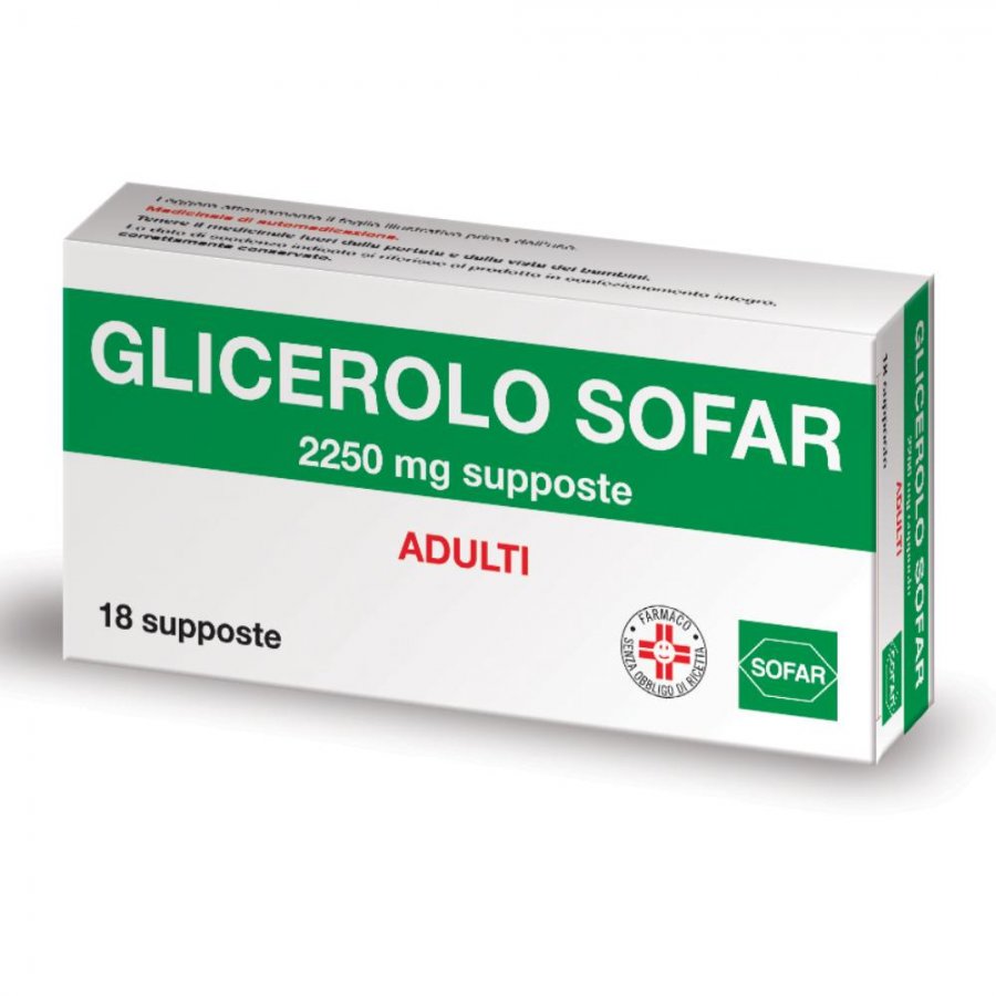 GLICEROLO ADULTI 18 SUPPOSTE 