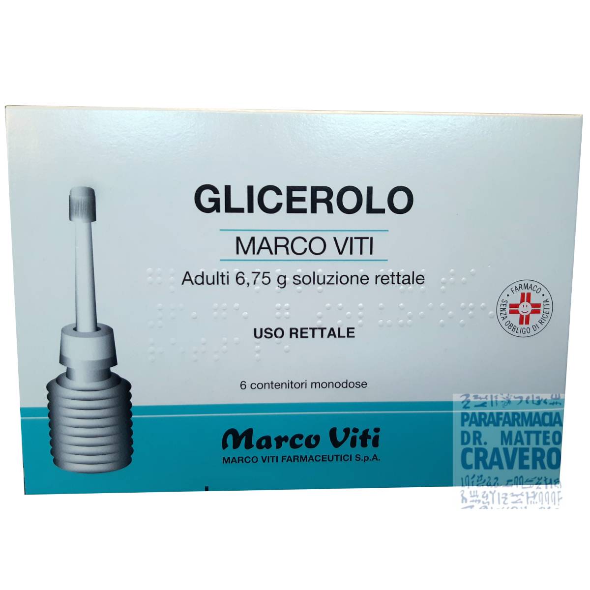 Glicerolo MV 6 contenitori 6,75 g adulti
