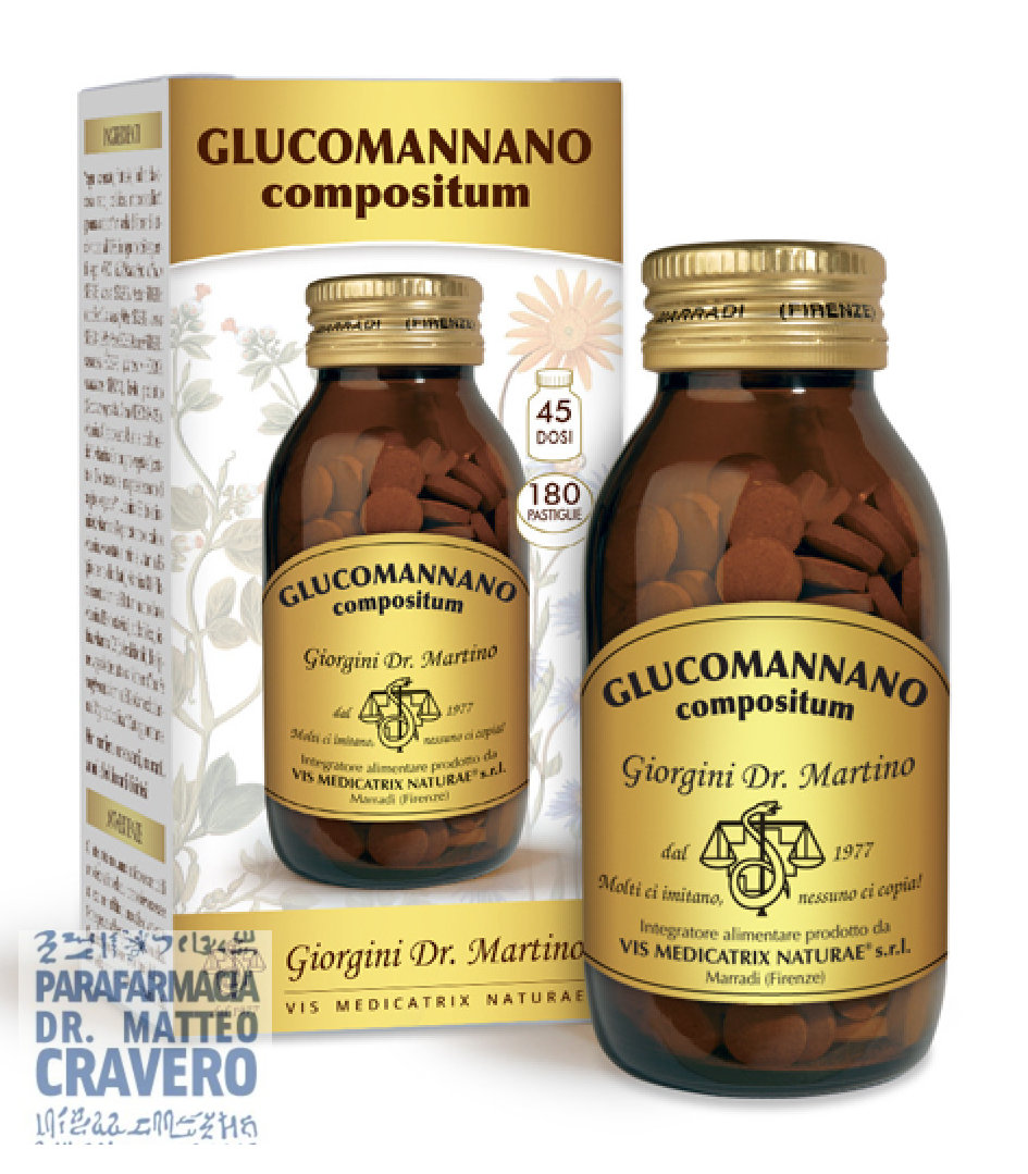 GLUCOMANNANO COMPOSITUM 180 PASTIGLIE